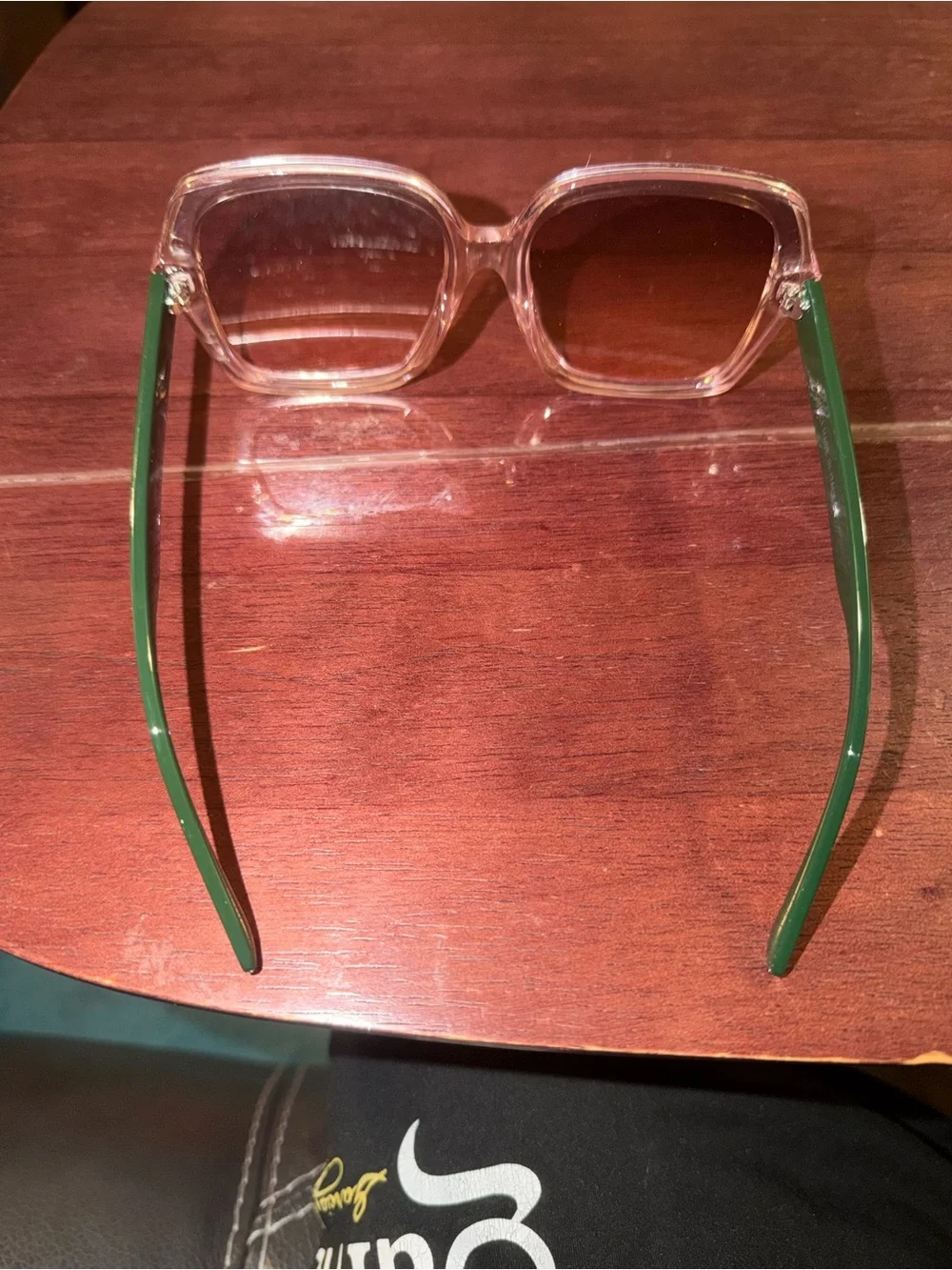 Gucci Pink Gradient Oversized Square Sunglasses